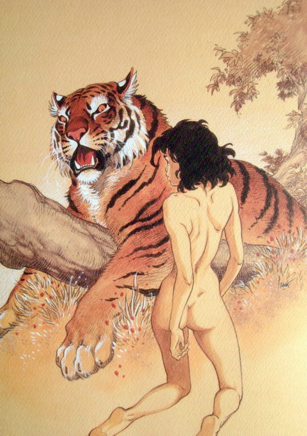 Manon et tigre
