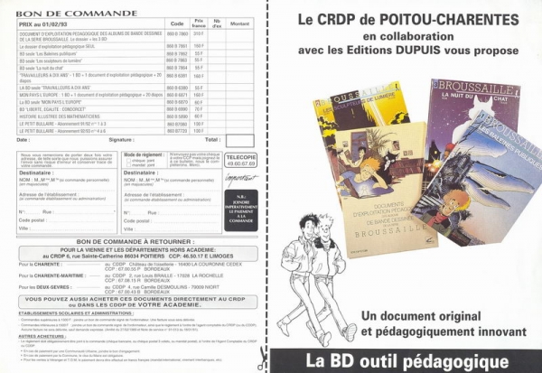 Bon de commande CRDP