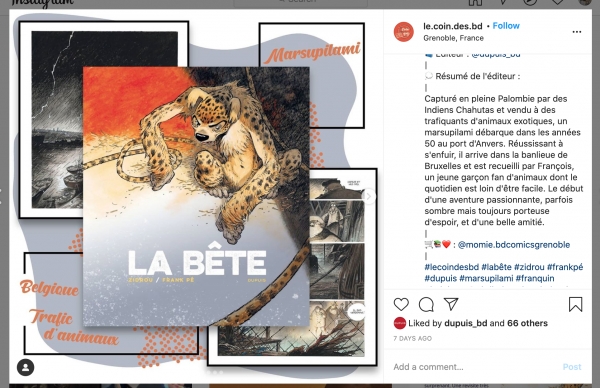 2020-11-03 : le coin des bd : Instagram post