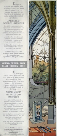 Le neuvi&egrave;me art entre dans l'art nouveau