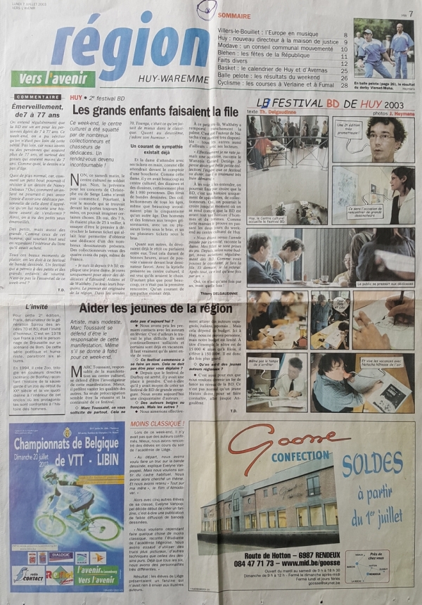 Vers l&#039;Avenir du 7/7/2003