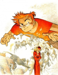 Expo Vente Spirou chez Champaka