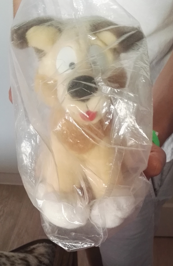 Peluche chien