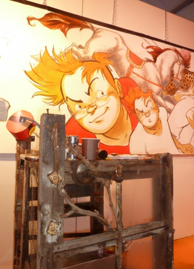 2016-09-10 : Bruxelles : fresque Spirou