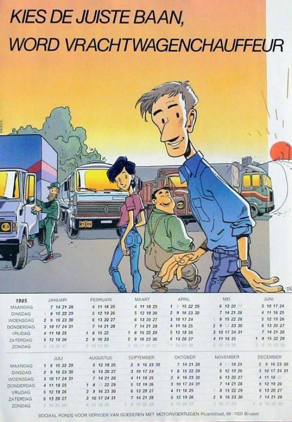 Calendrier Frajlick (néerlandais)